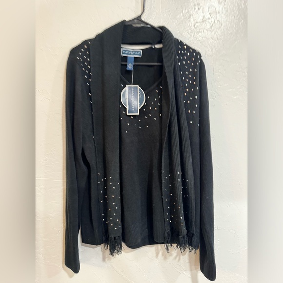 Karen Scoot XXL sweater with removable scarf NWT - Picture 1 of 6